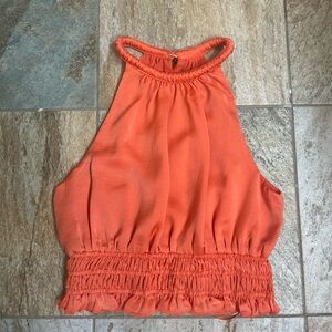 DO+BE Bright Orange Top
